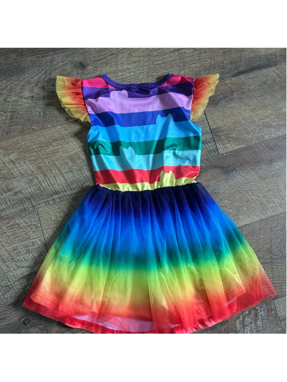 Girls Unbranded Rainbow Casual Dress 4T